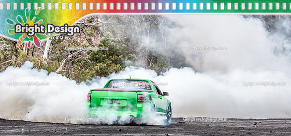 Street Machine Supernats 24 @ Stawell Motor Sports Club 8 Dec 2018  (1141)  FULL ON BURNOUT