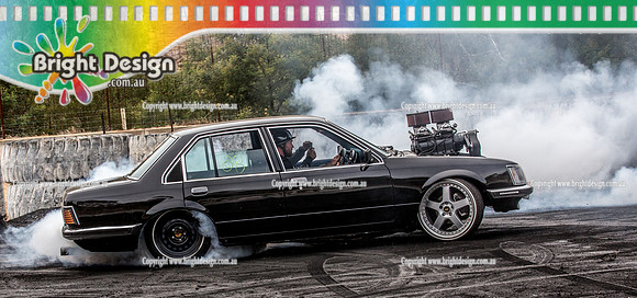 Street Machine Supernats 24 @ Stawell Motor Sports Club 8 Dec 2018  (1189)  383SLE BURNOUT