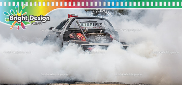 Street Machine Supernats 24 @ Stawell Motor Sports Club 8 Dec 2018  (1241)  ONGROG BURNOUT
