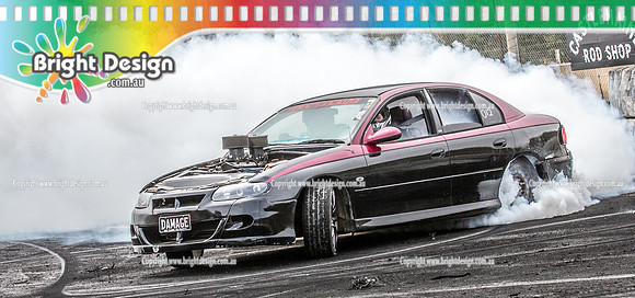 Street Machine Supernats 24 @ Stawell Motor Sports Club 8 Dec 2018  (1274)  DAMAGE BURNOUT