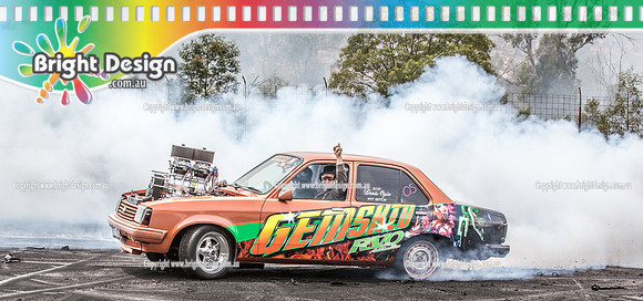 Street Machine Supernats 24 @ Stawell Motor Sports Club 8 Dec 2018  (1312)  GEMSKID BURNOUT