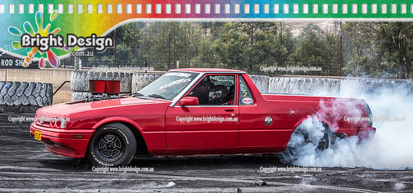 Street Machine Supernats 24 @ Stawell Motor Sports Club 8 Dec 2018  (1346)  EVILXF BURNOUT