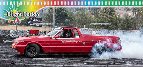Street Machine Supernats 24 @ Stawell Motor Sports Club 8 Dec 2018  (1347)  EVILXF BURNOUT