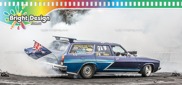 Street Machine Supernats 24 @ Stawell Motor Sports Club 8 Dec 2018  (1551)  0268SR BURNOUT  SWAY