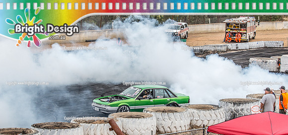 Street Machine Supernats 24 @ Stawell Motor Sports Club 8 Dec 2018  (1660)  GUNJA  BURNOUT