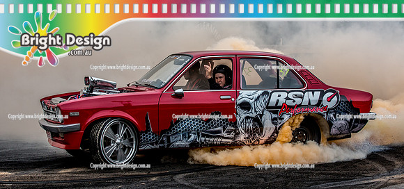 Street Machine Supernats 24 @ Stawell Motor Sports Club 8 Dec 2018  (1872)  TYRFRYYR BURNOUT