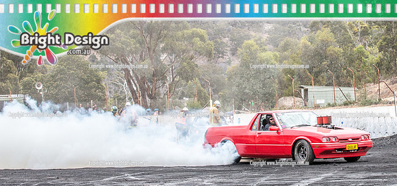 Street Machine Supernats 24 @ Stawell Motor Sports Club 8 Dec 2018  (2267)  EVILXF BURNOUT