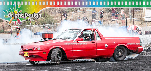 Street Machine Supernats 24 @ Stawell Motor Sports Club 8 Dec 2018  (2269)  EVILXF BURNOUT