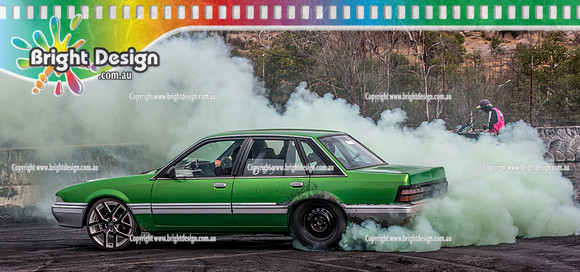 Street Machine Supernats 24 @ Stawell Motor Sports Club 8 Dec 2018  (2624)  GUNJA BURNOUT