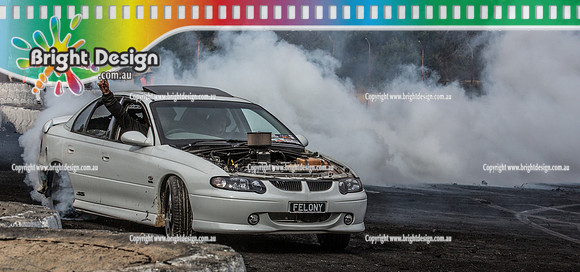 Street Machine Supernats 24 @ Stawell Motor Sports Club 8 Dec 2018  (2756)  FELONY BURNOUT