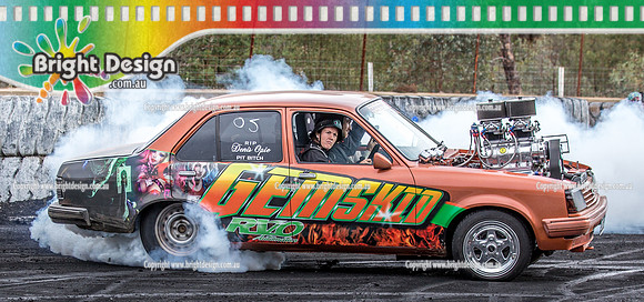 Street Machine Supernats 24 @ Stawell Motor Sports Club 8 Dec 2018  (3011)  GEMSKID BURNOUT