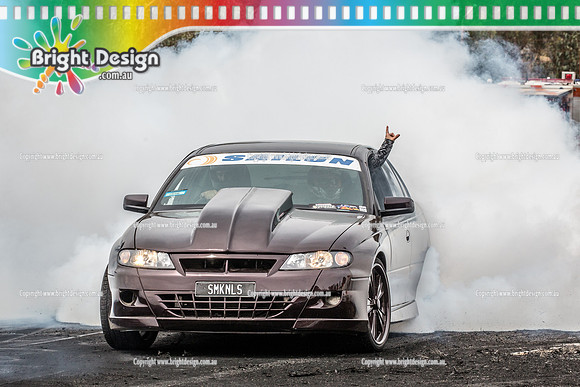 Street Machine Supernats 24 @ Stawell Motor Sports Club 8 Dec 2018  (1063)  SMKNLS  BURNOUT