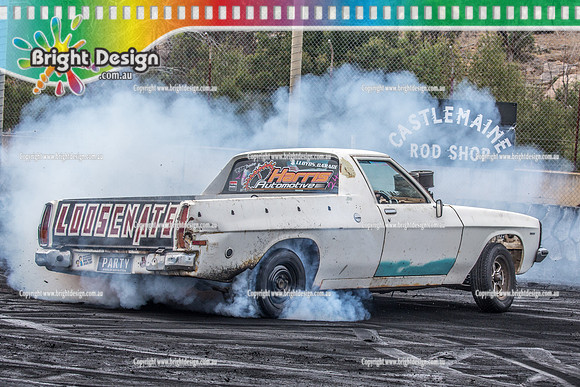 Street Machine Supernats 24 @ Stawell Motor Sports Club 8 Dec 2018  (1117)  PARTY BURNOUT