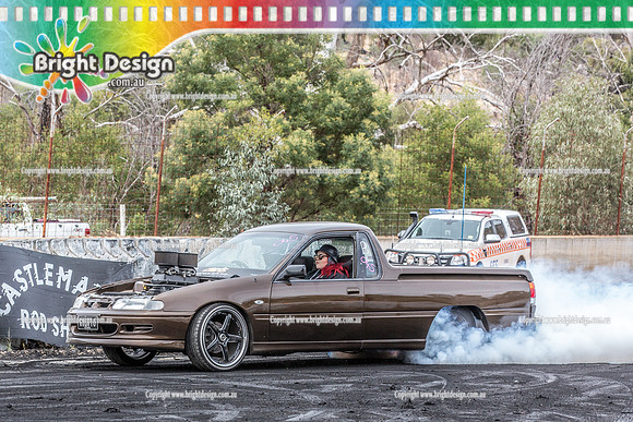 Street Machine Supernats 24 @ Stawell Motor Sports Club 8 Dec 2018  (1208)  GHETTO BURNOUT