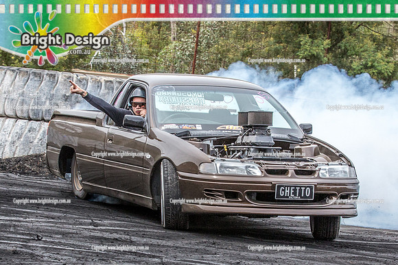 Street Machine Supernats 24 @ Stawell Motor Sports Club 8 Dec 2018  (1210)  GHETTO BURNOUT