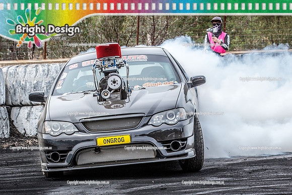 Street Machine Supernats 24 @ Stawell Motor Sports Club 8 Dec 2018  (1233)  ONGROG BURNOUT