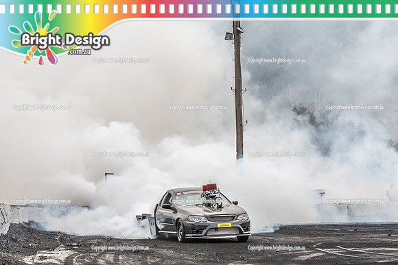 Street Machine Supernats 24 @ Stawell Motor Sports Club 8 Dec 2018  (1251)  ONGROG BURNOUT