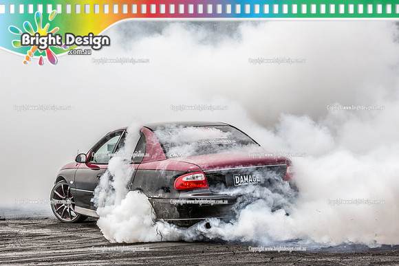 Street Machine Supernats 24 @ Stawell Motor Sports Club 8 Dec 2018  (1271)  DAMAGE BURNOUT