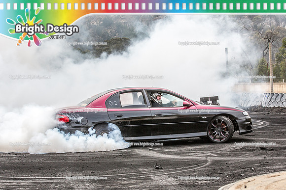 Street Machine Supernats 24 @ Stawell Motor Sports Club 8 Dec 2018  (1281)  DAMAGE BURNOUT