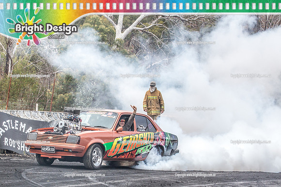 Street Machine Supernats 24 @ Stawell Motor Sports Club 8 Dec 2018  (1289)  GEMSKID BURNOUT