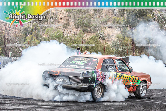 Street Machine Supernats 24 @ Stawell Motor Sports Club 8 Dec 2018  (1295)  GEMSKID BURNOUT