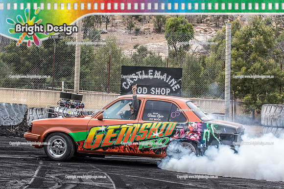 Street Machine Supernats 24 @ Stawell Motor Sports Club 8 Dec 2018  (1297)  GEMSKID BURNOUT
