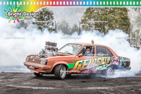 Street Machine Supernats 24 @ Stawell Motor Sports Club 8 Dec 2018  (1310)  GEMSKID BURNOUT