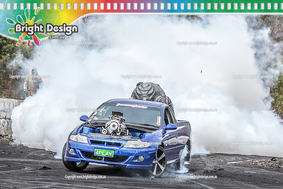 Street Machine Supernats 24 @ Stawell Motor Sports Club 8 Dec 2018  (1322)  4PLAY BURNOUT