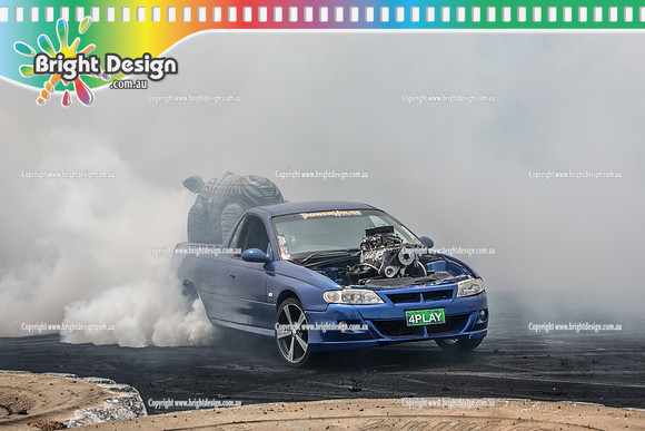Street Machine Supernats 24 @ Stawell Motor Sports Club 8 Dec 2018  (1331)  4PLAY BURNOUT