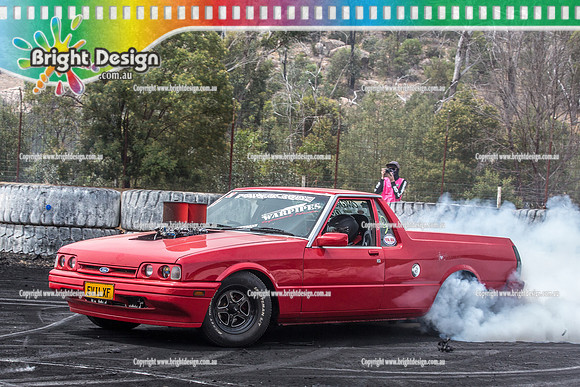 Street Machine Supernats 24 @ Stawell Motor Sports Club 8 Dec 2018  (1343)  EVILXF BURNOUT