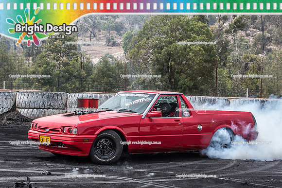 Street Machine Supernats 24 @ Stawell Motor Sports Club 8 Dec 2018  (1345)  EVILXF BURNOUT
