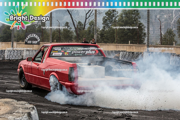 Street Machine Supernats 24 @ Stawell Motor Sports Club 8 Dec 2018  (1349)  EVILXF BURNOUT