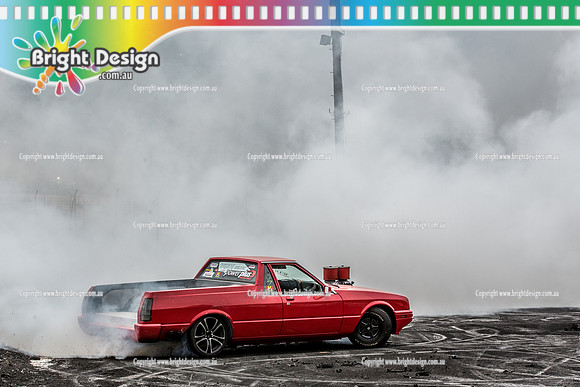 Street Machine Supernats 24 @ Stawell Motor Sports Club 8 Dec 2018  (1358)  EVILXF BURNOUT