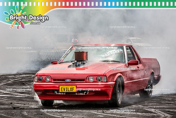 Street Machine Supernats 24 @ Stawell Motor Sports Club 8 Dec 2018  (1367)  EVILXF BURNOUT