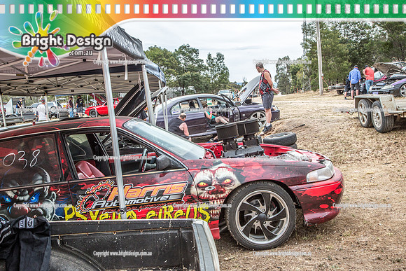 Street Machine Supernats 24 @ Stawell Motor Sports Club 8 Dec 2018  (1411)  PSYCHO CIRCUS