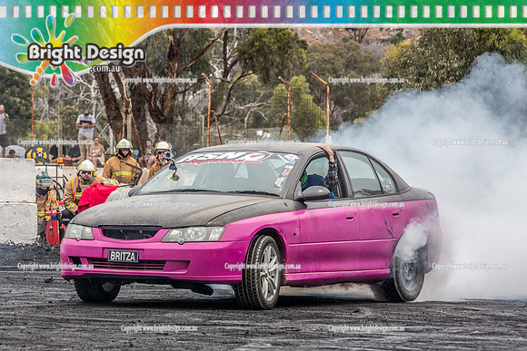Street Machine Supernats 24 @ Stawell Motor Sports Club 8 Dec 2018  (1440)  BRITZA BURNOUT