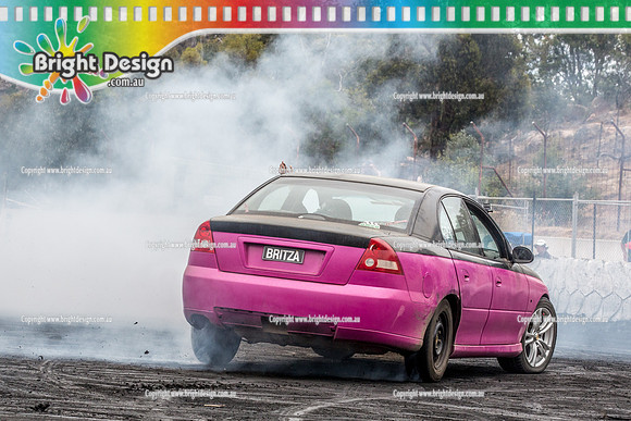 Street Machine Supernats 24 @ Stawell Motor Sports Club 8 Dec 2018  (1442)  BRITZA BURNOUT