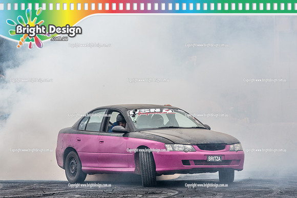 Street Machine Supernats 24 @ Stawell Motor Sports Club 8 Dec 2018  (1445)  BRITZA BURNOUT