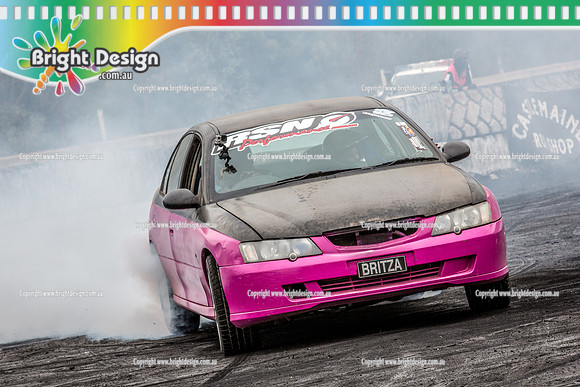 Street Machine Supernats 24 @ Stawell Motor Sports Club 8 Dec 2018  (1450)  BRITZA BURNOUT
