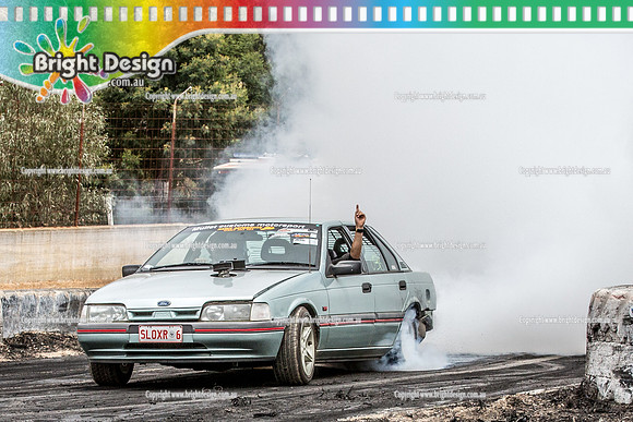 Street Machine Supernats 24 @ Stawell Motor Sports Club 8 Dec 2018  (1459)  SLOXR6 BURNOUT
