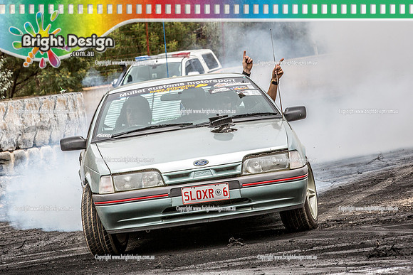 Street Machine Supernats 24 @ Stawell Motor Sports Club 8 Dec 2018  (1460)  SLOXR6 BURNOUT