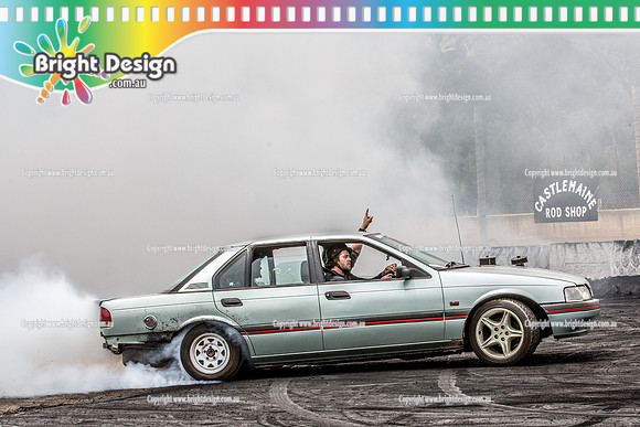 Street Machine Supernats 24 @ Stawell Motor Sports Club 8 Dec 2018  (1466)  SLOXR6 BURNOUT