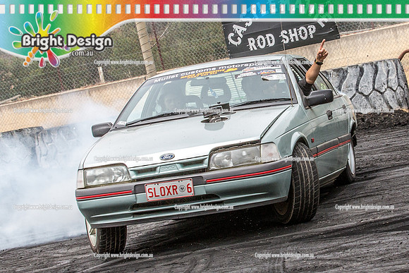 Street Machine Supernats 24 @ Stawell Motor Sports Club 8 Dec 2018  (1468)  SLOXR6 BURNOUT