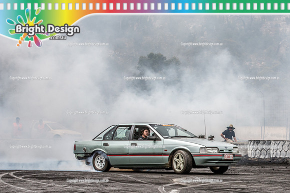 Street Machine Supernats 24 @ Stawell Motor Sports Club 8 Dec 2018  (1475)  SLOXR6 BURNOUT