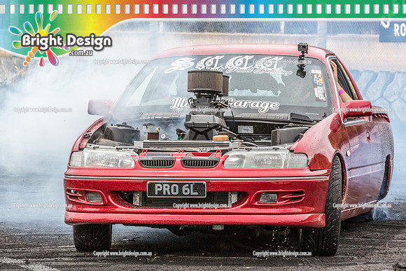 Street Machine Supernats 24 @ Stawell Motor Sports Club 8 Dec 2018  (1518)   PRO6L BURNOUT