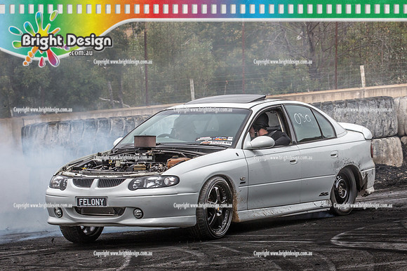 Street Machine Supernats 24 @ Stawell Motor Sports Club 8 Dec 2018  (1574)  FELONY BURNOUT