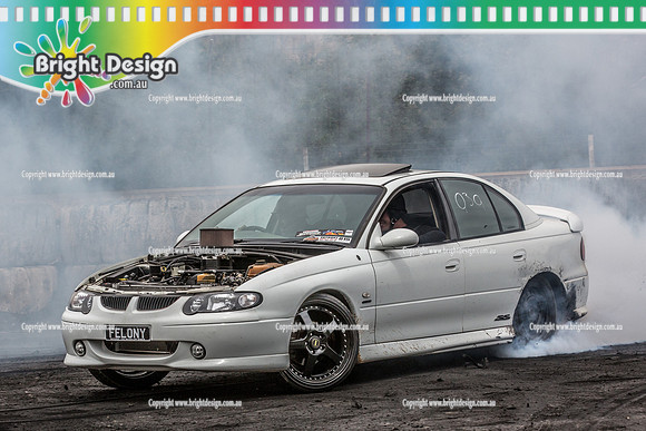 Street Machine Supernats 24 @ Stawell Motor Sports Club 8 Dec 2018  (1578)  FELONY BURNOUT