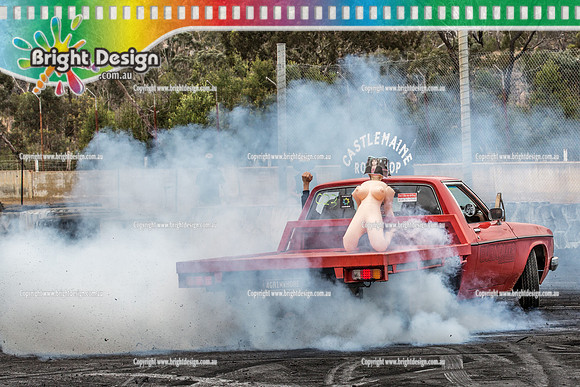 Street Machine Supernats 24 @ Stawell Motor Sports Club 8 Dec 2018  (1593)  4GRIMWHORE BURNOUT
