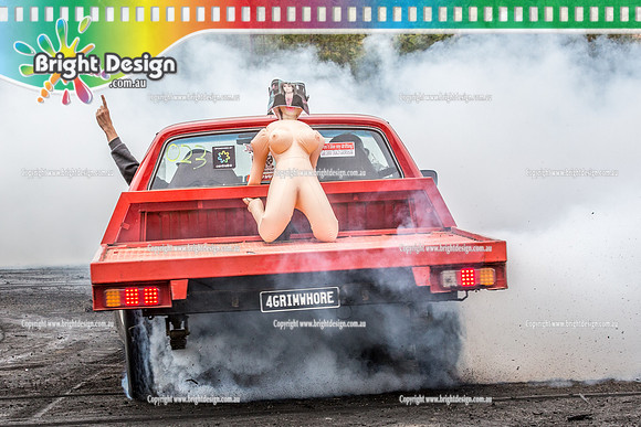 Street Machine Supernats 24 @ Stawell Motor Sports Club 8 Dec 2018  (1600)  4GRIMWHORE BURNOUT