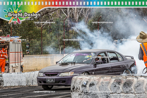 Street Machine Supernats 24 @ Stawell Motor Sports Club 8 Dec 2018  (1633)  IMPSBL BURNOUT